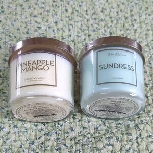 White Barn scented candle duo
